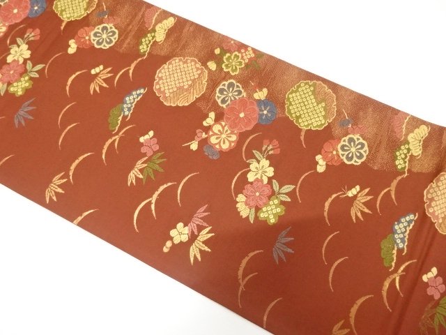 JAPANESE FUKURO OBI / WOVEN SAKURA
